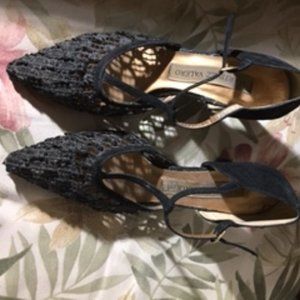 Martinez Valero Black Heels Size 8